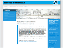 Tablet Screenshot of electro-gutjahr.ch